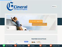 Tablet Screenshot of cineralseguros.com.br